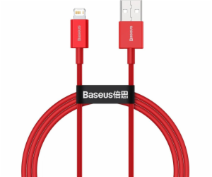 Kabel USB na iP 2,4A 1m (červený)