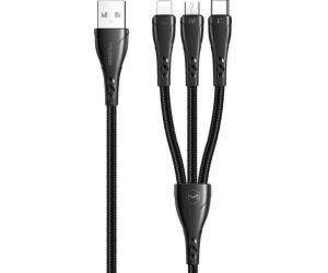 Kabel 3v1 USB na USB-C / Lightning / Micro USB, Mcdodo CA...