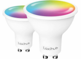 Chytrá LED žárovka Laxihub LAGU10S (2 balení) WiFi Bluetooth Tuya