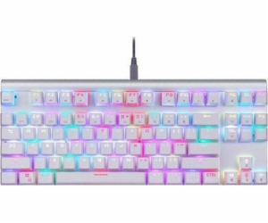 Mechanická herní klávesnice Motospeed CK101 RGB (bílá)