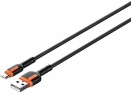 LDNIO LS532 USB - Micro USB 2m kabel (šedo-oranžový)