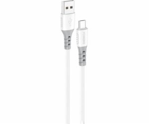 Kabel Foneng X66 USB-Micro USB, 20W, 3A, 1 m (bílý)