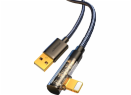 Úhlový kabel k USB-A / Lightning / 1,2 m Joyroom S-UL012A6 (černý)