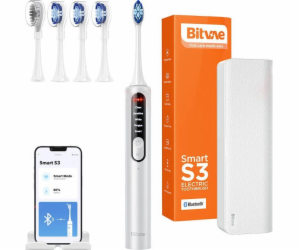 Sonic toothbrush with app, tips set and travel etui S3 (s...