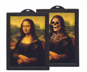 Halloween fotorámeček hologram Mona Lisa