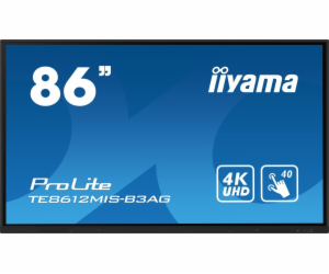 86" iiyama TE8612MIS-B3AG:IPS,4K,40P,USB-C