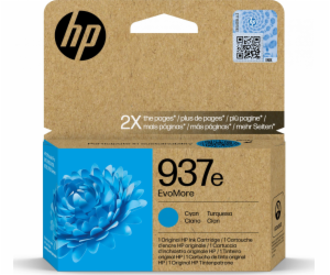 HP 937e EvoMore Cyan Original Ink Cartridge