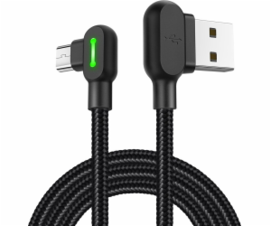 Kabel USB-Micro USB Mcdodo CA-5280 LED, 3 m (černý)