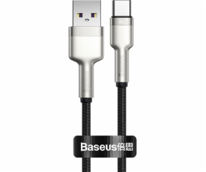 Kabel USB pro USB-C Baseus Cafule, 66 W, 0,25 m (černý)