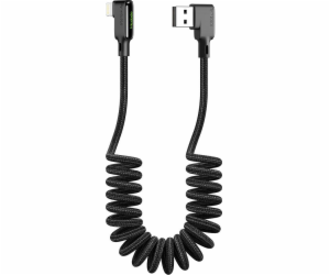 Kabel USB-Lightning, Mcdodo CA-7300, úhlový, 1,8 m (černý)