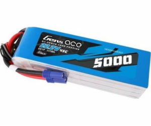 Gens ace G-Tech 5000mAh 22,2V 45C 6S1P LiPo baterie s kon...