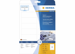 HERMA Textil/Namensetiketten A4 88,9x 33,8mm weiss 160 St.