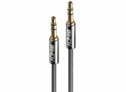 Lindy Jack 3,5mm kabel - Jack 3,5mm 1m stříbrný (35321)