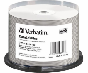 Verbatim DVD-R 4,7 GB 16x 50 kusů (43744)