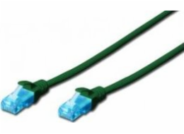 Digitus  CAT 5e U-UTP patch kabel PVC AWG 26/7 délka 20m barva zelená