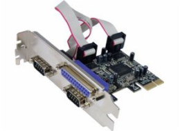 Longshine PCIe x1 řadič – 2x sériový port + 1x LPT (LCS-6322M)