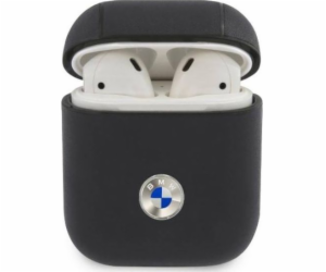 BMW Geniune Kožené ochranné pouzdro pro AirPods 1/2 tmavě...