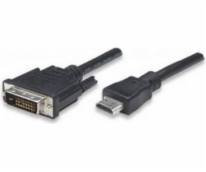 Techly HDMI - DVI-D kabel 5m černý (ICOC-HDMI-D-045)