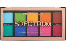 Paletka očních stínů ProFusion Profusion Spectrum Eyeshadow Palette s 10 očními stíny