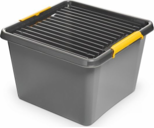 ORPLAST skladovací kontejner, Solidstore box, 32l, šedá