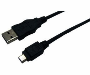 LogiLink USB-A - miniUSB USB kabel 1,8 m černý (CU0014)