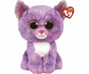 YOU INC. TY BEANIE BOOS CASSIDY - levandulová kočka 24cm ...