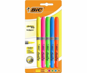 Bic ZVÝRAZŇOVAČ 5 KOL GRIP BC B/C