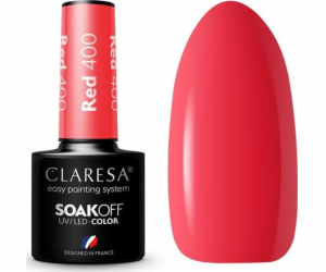 Claresa Soak Off UV/LED Red hybridní lak 400 5g