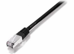 Equip Patchcord, S/FTP, Cat6A, 0,50 m, černý (605697)