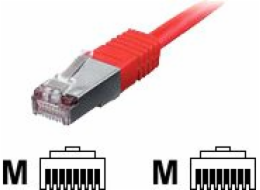 Equip Patchcord, S/FTP, Cat6, PIMF, 0,5 m, červený (605527)