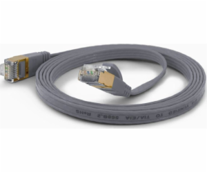 Wantec  flates CAT6A FTP Patch Cable - 0,25 m - Cat6a - F...