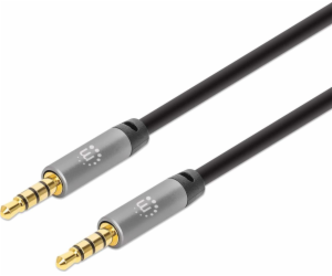 Manhattan Jack 3,5 mm - Jack 3,5 mm kabel 1 m šedý (355988)