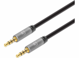 Manhattan Jack 3,5 mm - Jack 3,5 mm kabel 1 m šedý (355988)