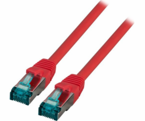 EFB  RJ45 Patchkabel S/FTP, Cat.6A, LSZH, 3m, rot