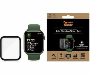 PanzerGlass  Curved Apple Watch 7 41mm Antibakteriální če...