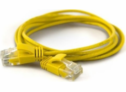 Wantec  wW Patch kabel CAT6A (asi 2,8 mm) UTP žlutý 25 m (7294)