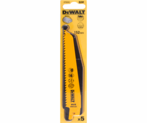 Dewalt BIM pilové kotouče do šavlí 152mm 3,6-5,1mm 5ks. (...