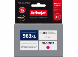 Activejet AH-963MRX inkoust pro tiskárny HP, Náhradní inkoust HP 963XL 3JA28AE; Premium; 1760 stran; fialový