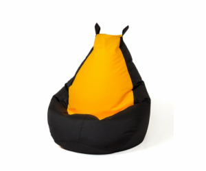 Sako taška pouffe Batman černo-žlutá L 105 x 80 cm