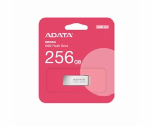 ADATA Flash Disk 256GB UR350, USB 3.2, stříbrno-hnědá