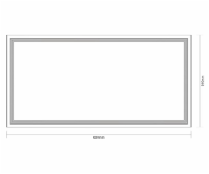 Namontované světlo. Standardní, LED 24W, 2400LM, IP40, 30...