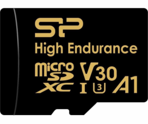 SILICON POWER MICROSDXC HIGH ENDURANCE 128GB V30 + ADAPTÉR