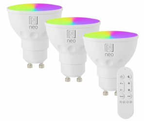 IMMAX NEO LITE SMART sada 3x žárovka LED GU10 6W RGB+CCT,...