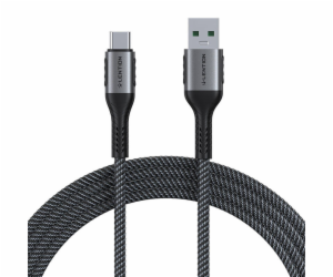 Kabel USB-A na USB-C Lention 6A, 1 m (černý)