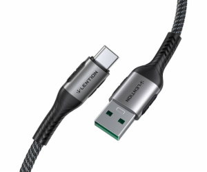 Kabel USB-A na USB-C Lention 6A, 0,5 m (černý)