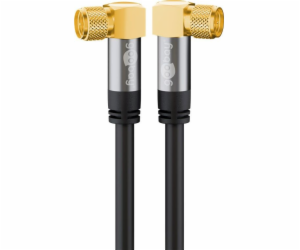 anténní kabel goobay SAT (typ 135dB), F-konektor 90° > F-...