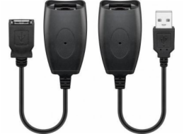 USB 2.0 Verlängerungskabel, USB-A Stecker > USB-A Buchse