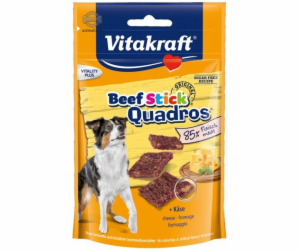 VITAKRAFT Beef Stick Quadros Cheese - pamlsek pro psa - 70 g