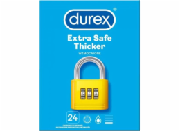 Durex Extra Safe Silnější vyztužené kondomy 24 ks