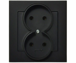 Ospel Socket Sonata dvojitá černá metalíza (GP-2R/33)